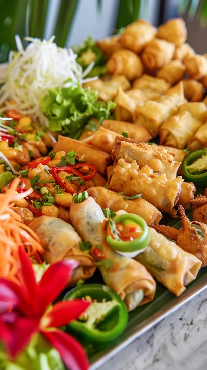 Veg spring rolls