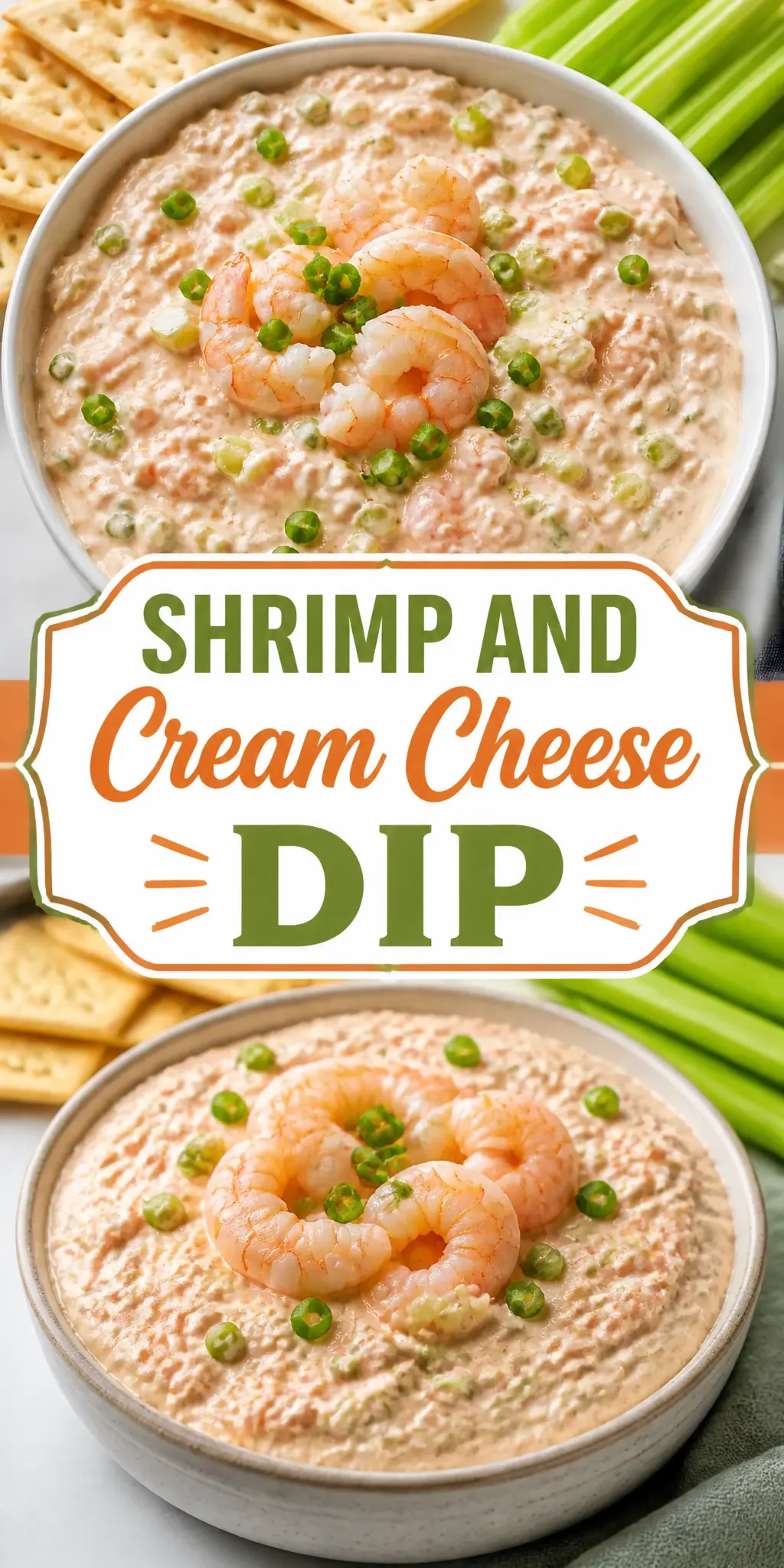 Shrimp and Cream Cheese Dip Pinterest pin